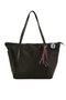 Zoozie Bags Bolso Tote Maxi de Satén Negro